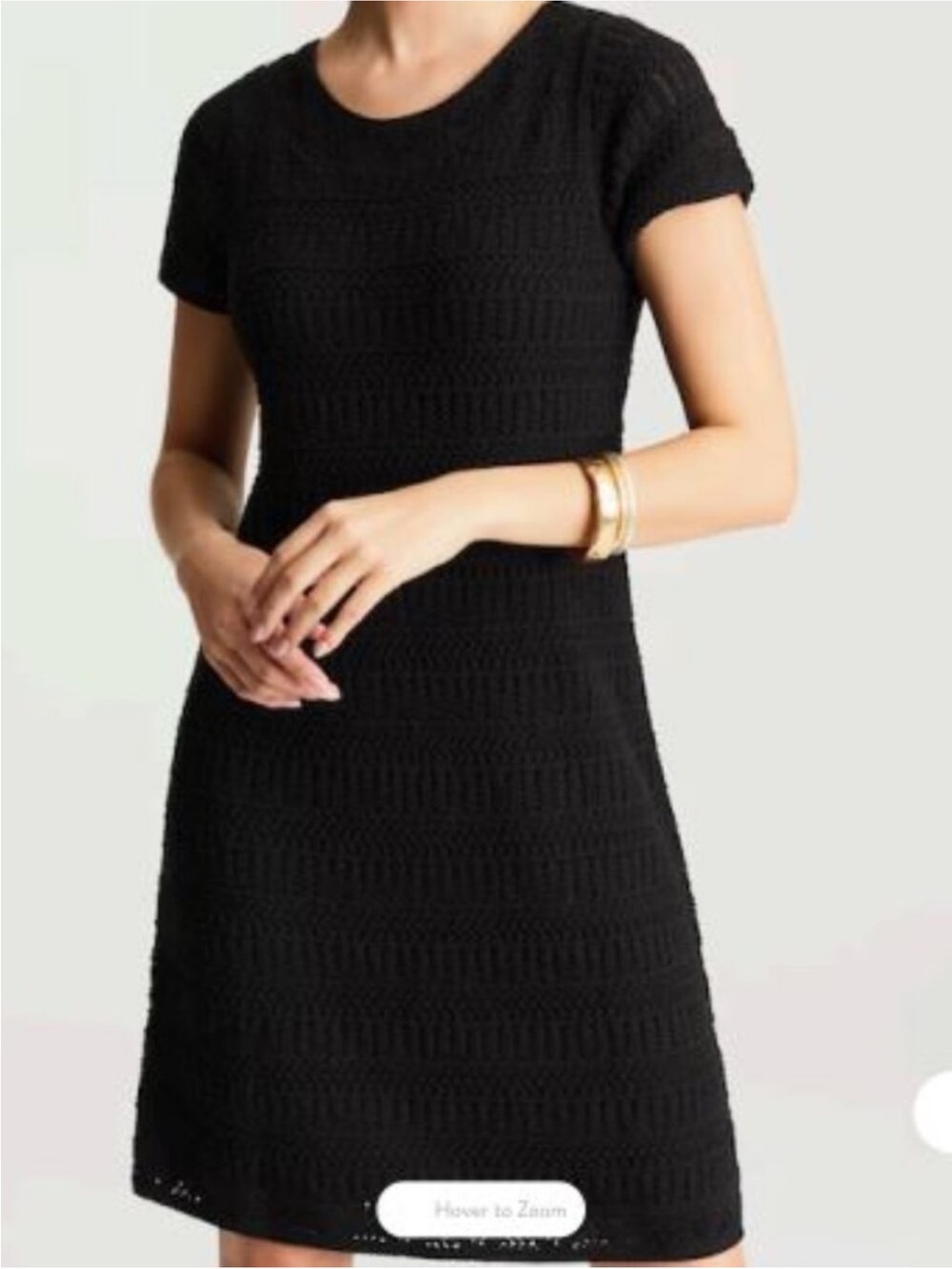 J. Jill Black Crochet Bundle - Cardigan and Dress - Size medium - Picture 3 of 16